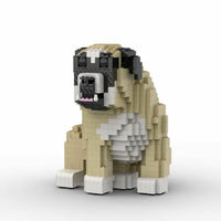 Custom Pet Kit - Medium - H11.7xW6.5xL8.9 Inches - Custom LEGO Kit Building Kit Interlocking Blocks Pet Building Kit