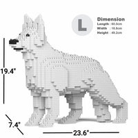 German Shepherd - White - LARGE - German Shepherd