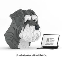 Schnauzer Bust - Large - Schnauzer Bust