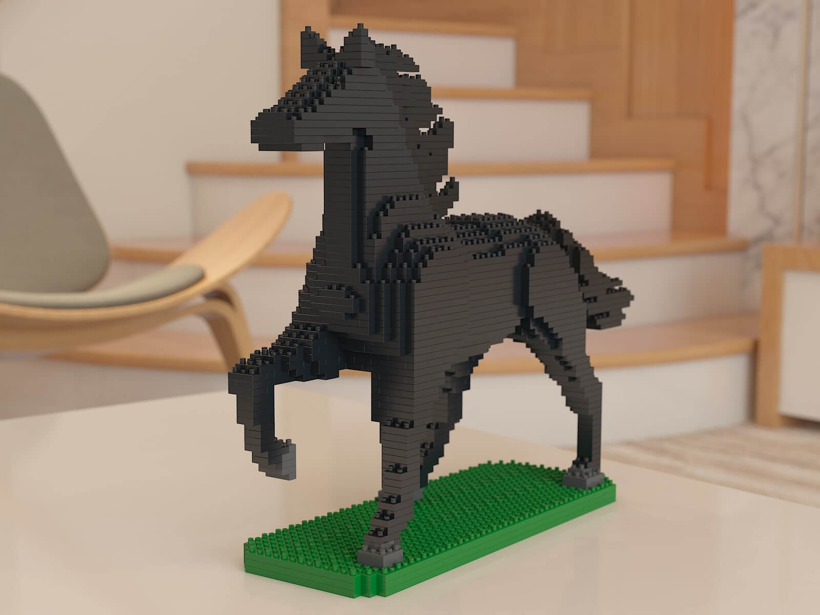 Horse - NORMAL - Posing - Black - Horse