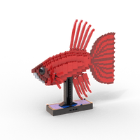 Custom Pet Kit - Medium - H11.7xW6.5xL8.9 Inches - Custom LEGO Kit Building Kit Interlocking Blocks Pet Building Kit