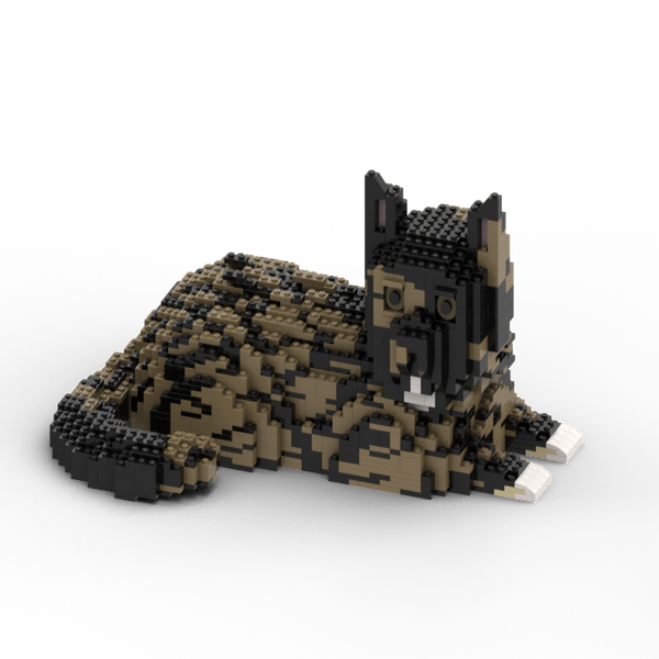 Custom Pet Kit - Medium - H11.7xW6.5xL8.9 Inches - Custom LEGO Kit Building Kit Interlocking Blocks Pet Building Kit