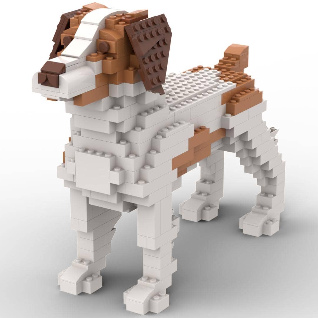 Brittany - Tricolor - Brittany Building Kit Interlocking Blocks Pet Building Kit