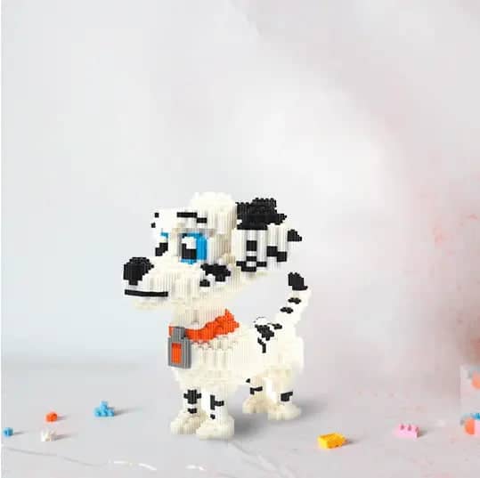 Cartoon Dalmatian Building Kit Doggo Pet Building Kit