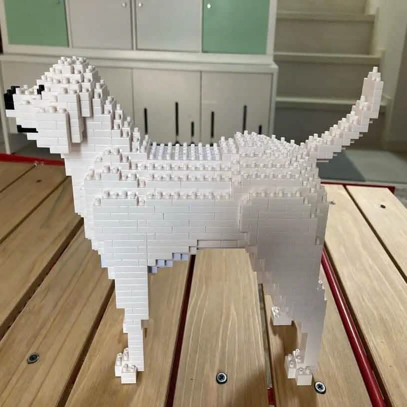 Labrador Retriever (SALE) - Dark Brown - NORMAL - Labrador Retriever Building Kit sale Pet Building Kit