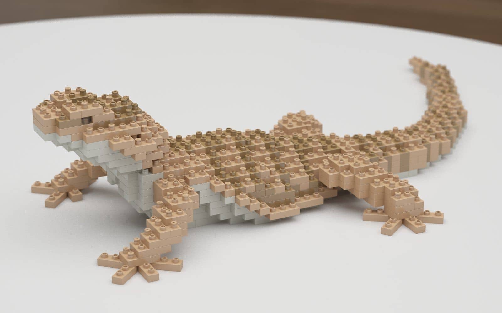 Bearded Dragon - NORMAL - Bearded Dragon Building Kit Interlocking Blocks Pet Building Kit