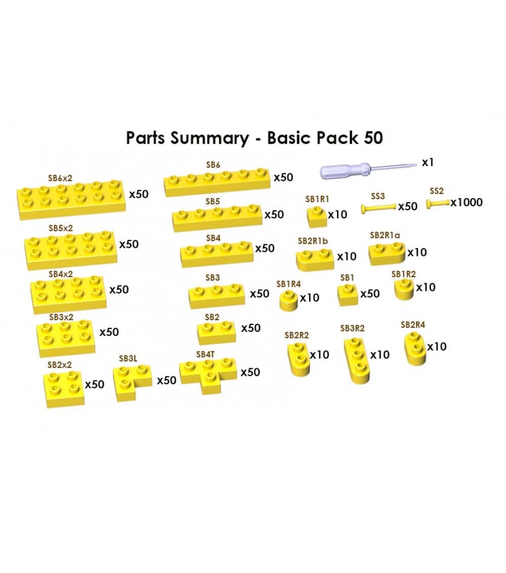 (NORMAL) Yellow Brick Set 730Pcs - (NORMAL) Yellow Brick Set 730Pcs