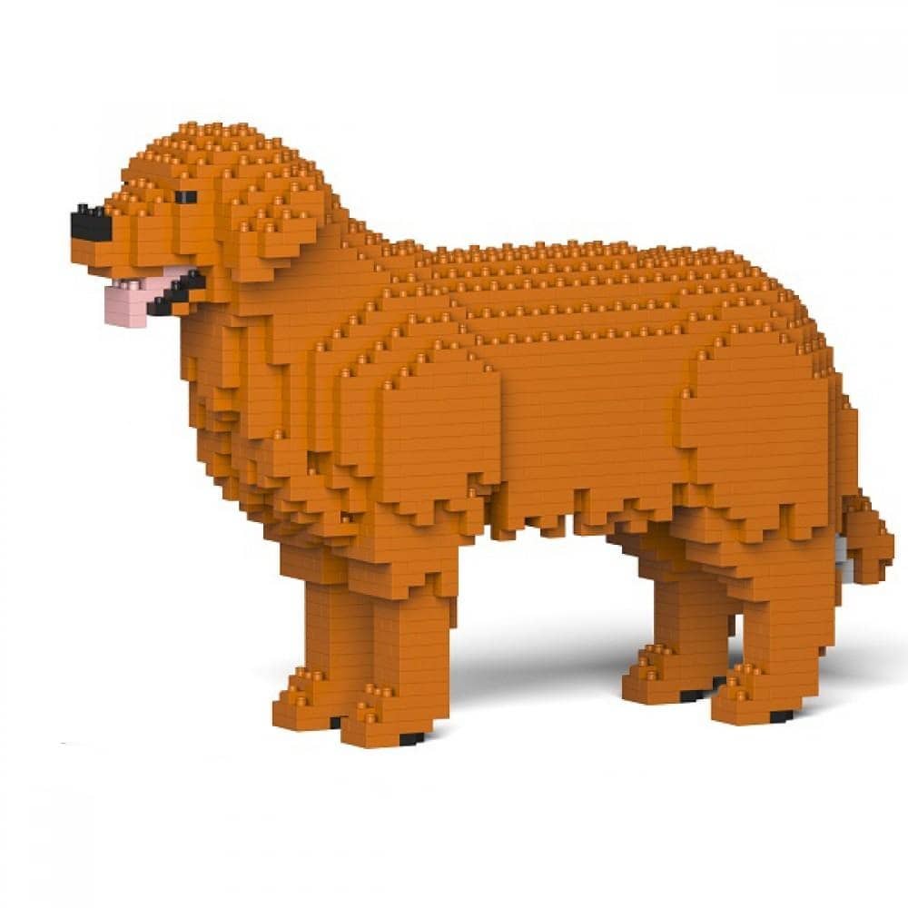Golden Retriever Building Kit Interlocking Blocks Pet Building Kit