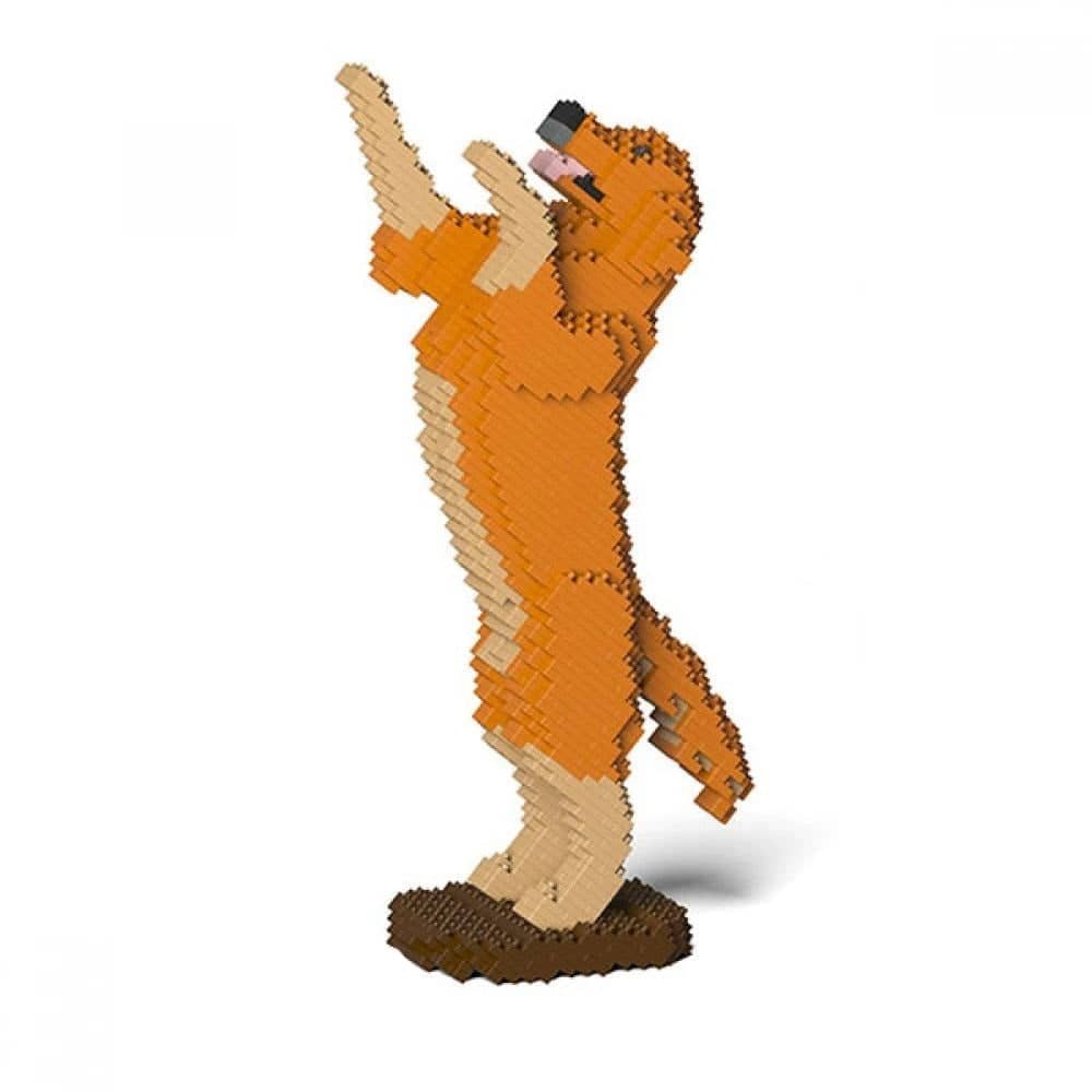 Golden Retriever Building Kit Interlocking Blocks Pet Building Kit