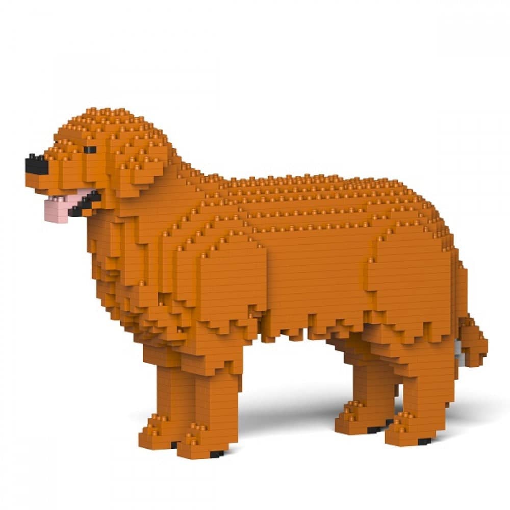 Golden Retriever Building Kit Interlocking Blocks Pet Building Kit