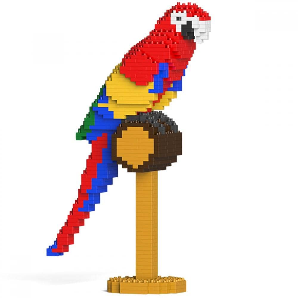Macaw - Small Macaw - Macaw Building Kit Interlocking Blocks Pet Building Kit
