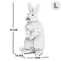 Rabbit Building Kit Interlocking Blocks Pet Building Kit