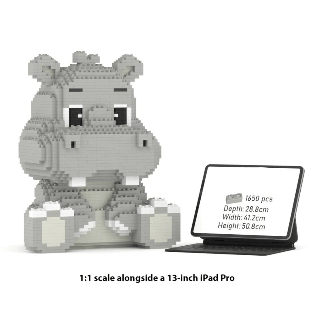 Cartoon Hippo - Large - Cartoon Hippo