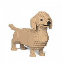 Dachshund (SALE) - Dark Brown - Standing - normal - cream - standing