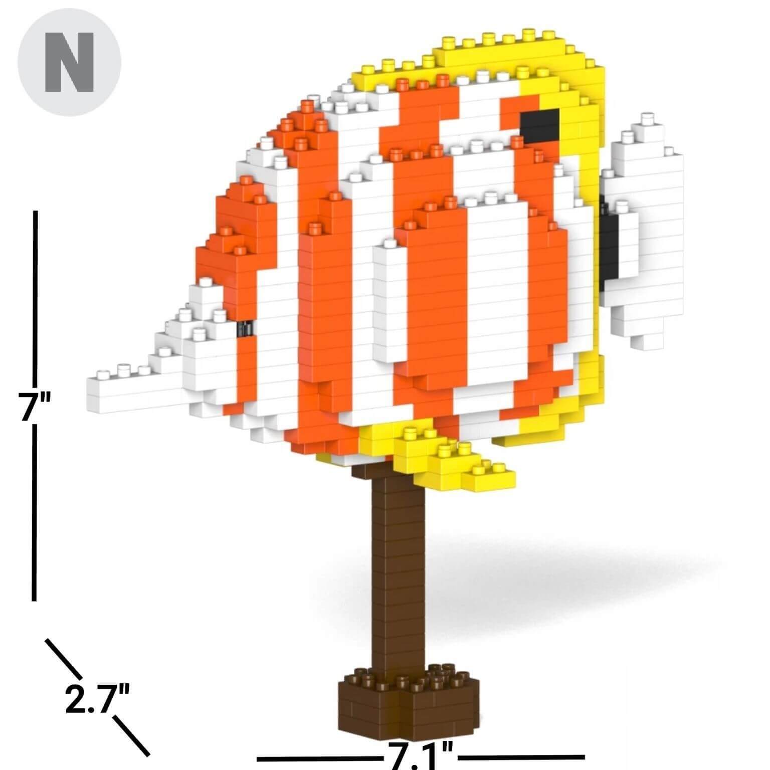 Pez mariposa de bandas de cobre