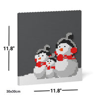 Pinturas navideñas de ladrillos