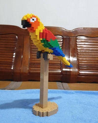 Cheek Conure Building Kit Interlocking Blocks Pet Building Kit