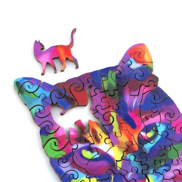 Majestic Cat Building Kit Interlocking Blocks Pet Building Kit