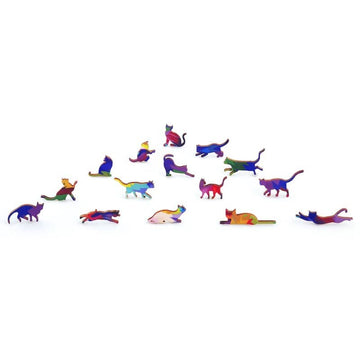 Majestic Cat Building Kit Interlocking Blocks Pet Building Kit