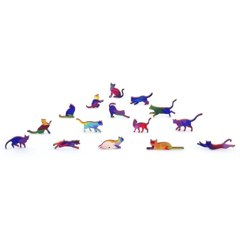 Majestic Cat Building Kit Interlocking Blocks Pet Building Kit