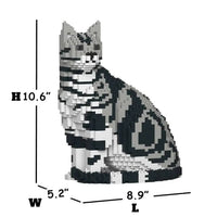 American Shorthair Building Kit Interlocking Blocks Pet Building Kit