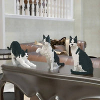 Black & White Cat Building Kit Interlocking Blocks Pet Building Kit