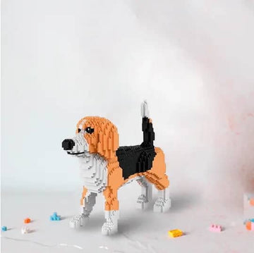 Cartoon Beagle Building Kit Doggo Pet Building Kit