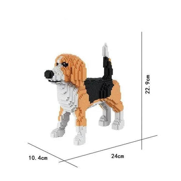 Cartoon Beagle Building Kit Doggo Pet Building Kit