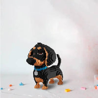 Cartoon Dachshund Building Kit Doggo Pet Building Kit