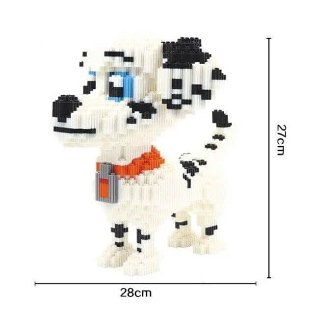 Cartoon Dalmatian Building Kit Doggo Pet Building Kit