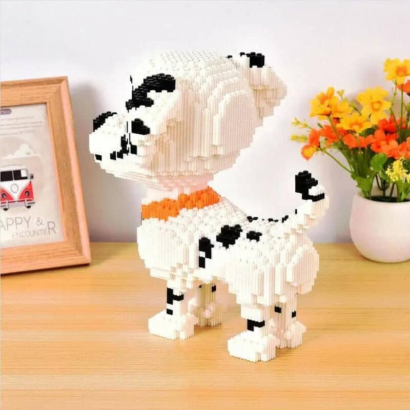 Cartoon Dalmatian Building Kit Doggo Pet Building Kit