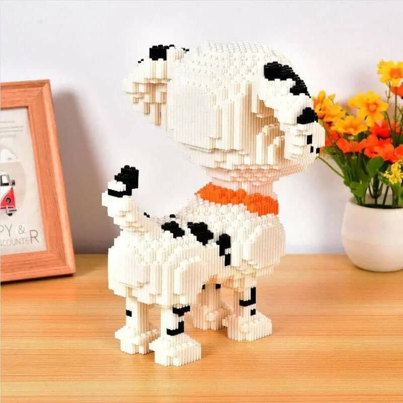 Cartoon Dalmatian Building Kit Doggo Pet Building Kit