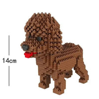 Cartoon Poodle Building Kit Doggo Pet Building Kit