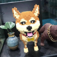 Cartoon Shiba Inu Building Kit Doggo Pet Building Kit