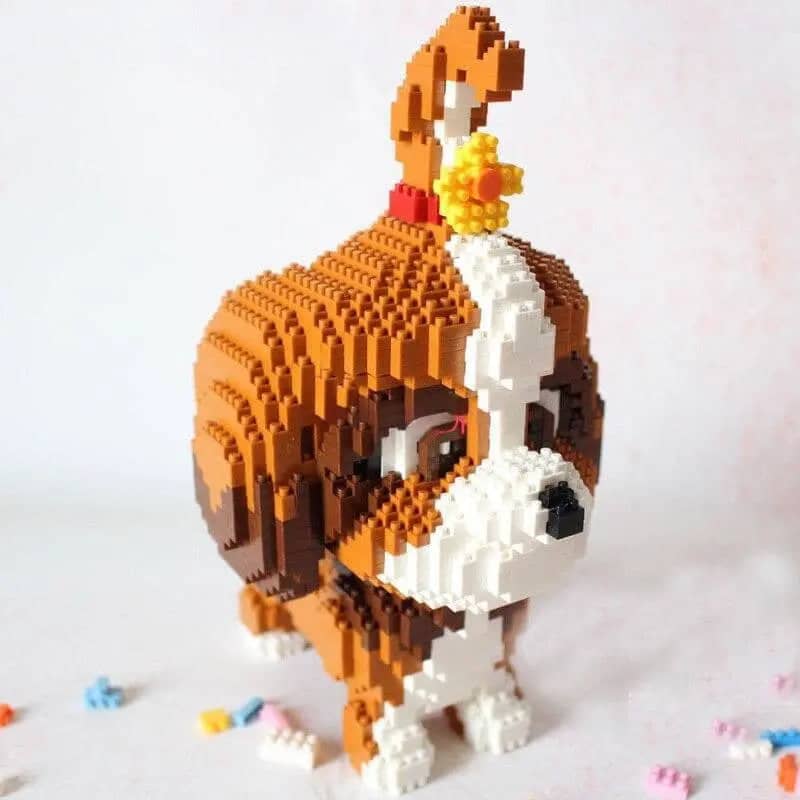 Cartoon Shih Tzu Building Kit Doggo Pet Building Kit