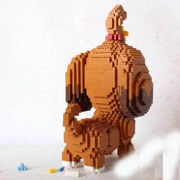 Cartoon Shih Tzu Building Kit Doggo Pet Building Kit