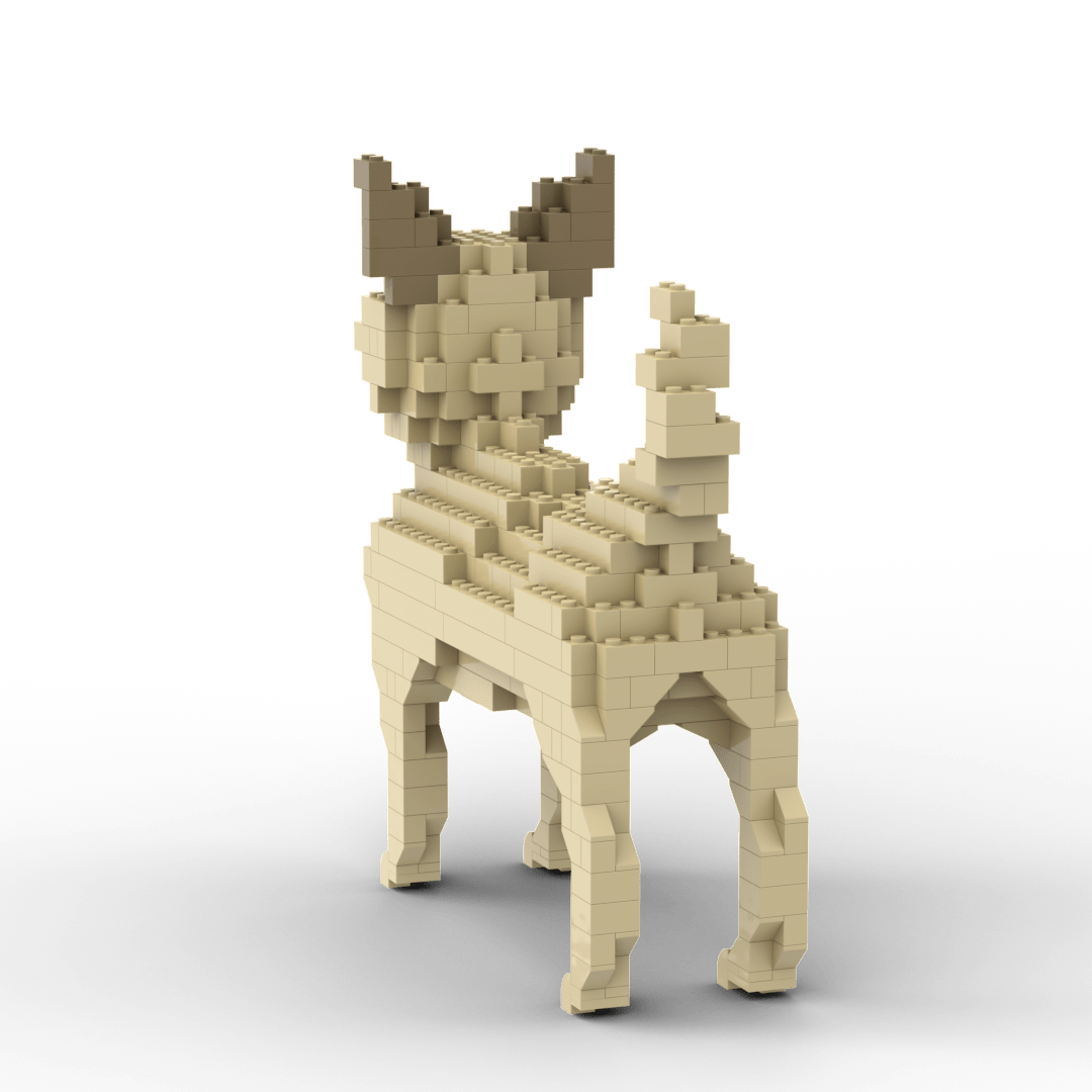 Chihuahua Building Kit Interlocking Blocks Pet Building Kit