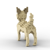 Chihuahua Building Kit Interlocking Blocks Pet Building Kit