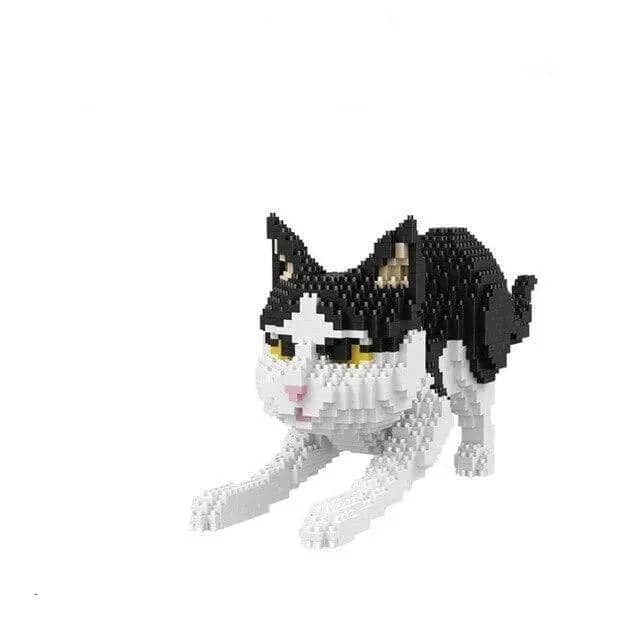 Cuddles The Cat - Normal - Cuddles The Cat Building Kit Interlocking Blocks Pet Building Kit