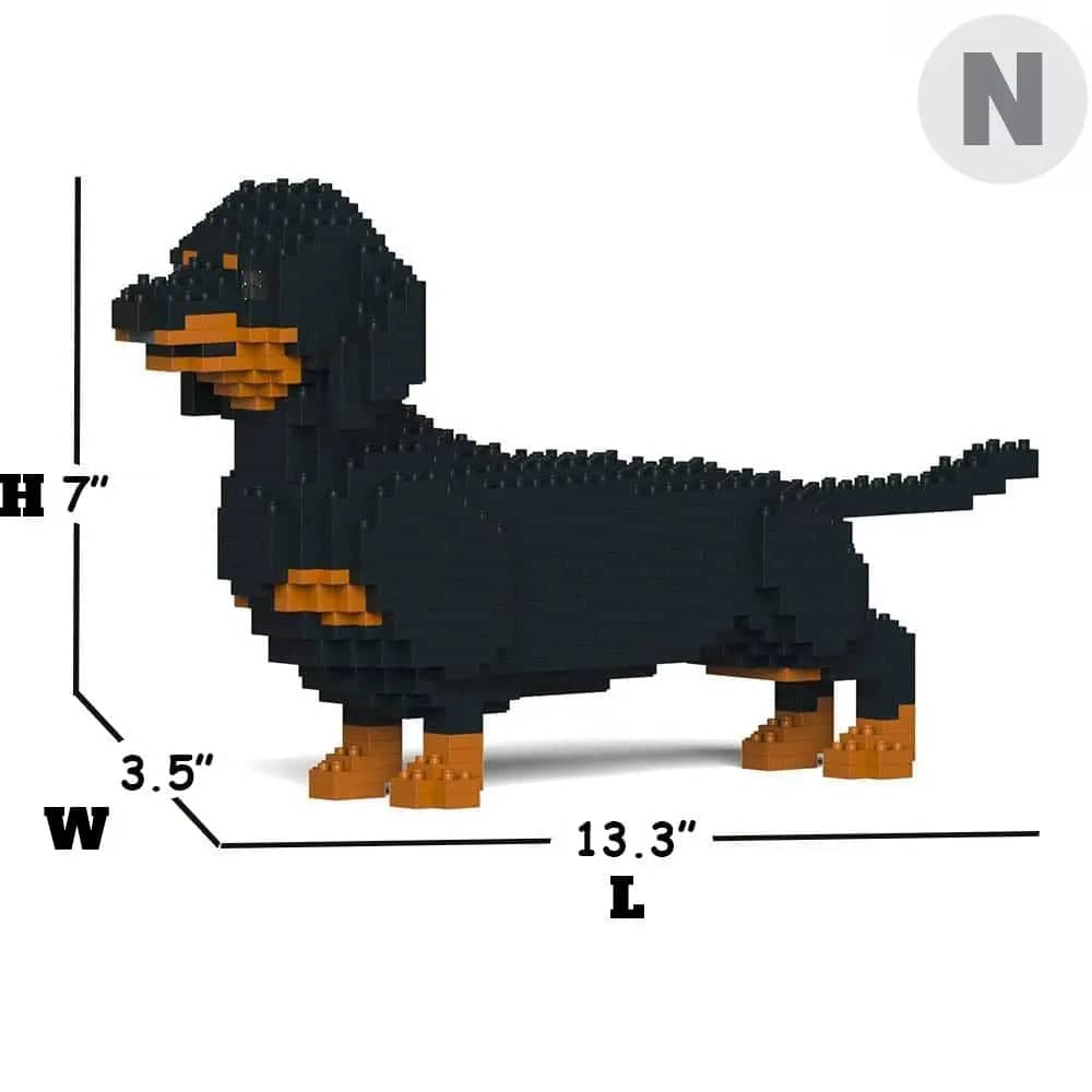 Dachshund - Pet Building Kit - Build 'Em Pets