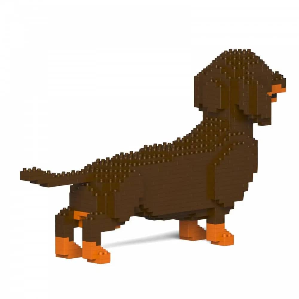 Dachshund Sculpture  Lego dog, Lego animals, Lego