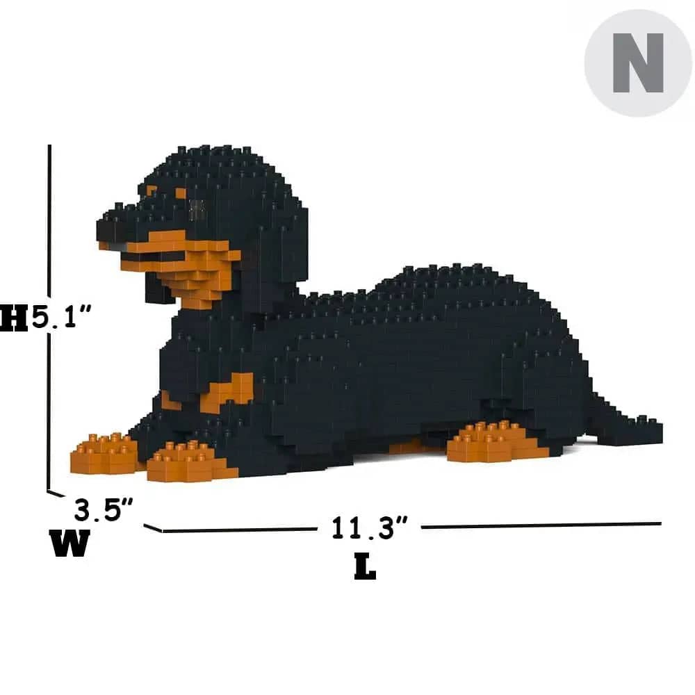 LEGO Set DACHSHUND-1 Dachshund (2018 Promotional)