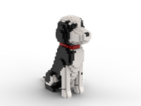 Portuguese Waterdog Building Kit Interlocking Blocks Pet Building Kit