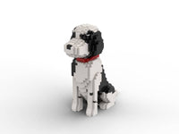 Portuguese Waterdog Building Kit Interlocking Blocks Pet Building Kit