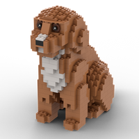 Cavapoo Building Kit Interlocking Blocks Pet Building Kit