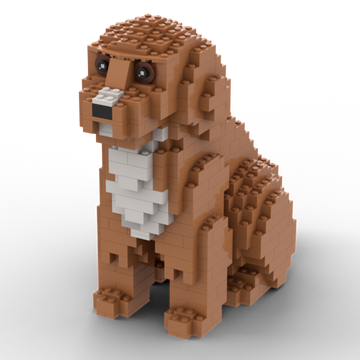 Cavapoo Building Kit Interlocking Blocks Pet Building Kit