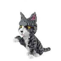 Fluffy The Cat - Normal - Fluffy The Cat Building Kit Interlocking Blocks Pet Building Kit