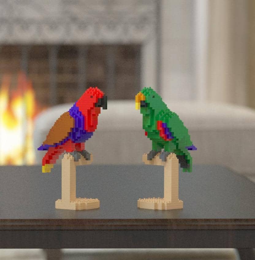 Eclectus Building Kit Interlocking Blocks Pet Building Kit