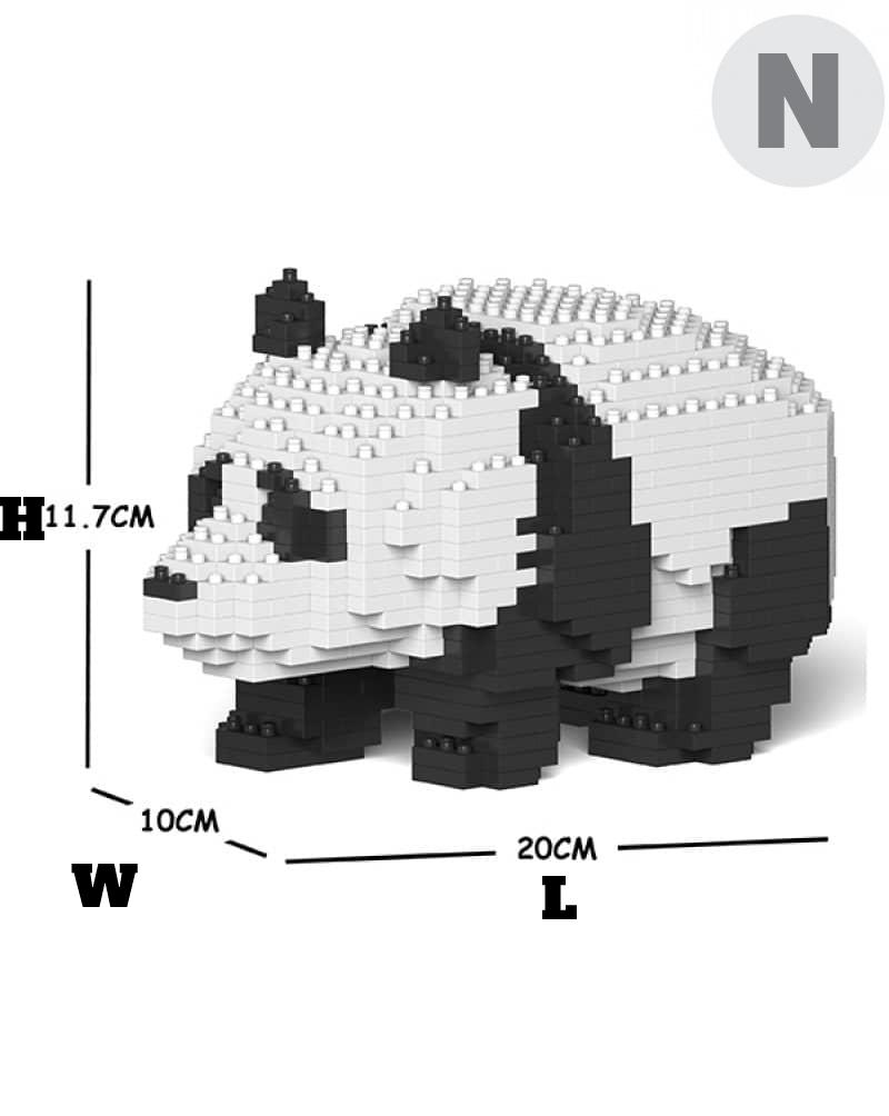 Panda Bear Building Kit Interlocking Blocks Pet Building Kit