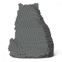 Persian Cat Building Kit Interlocking Blocks Pet Building Kit